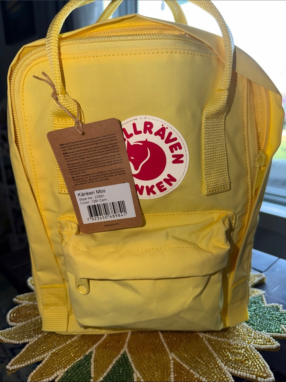 Fjällräven Kånken Mini Backpack in Yellow